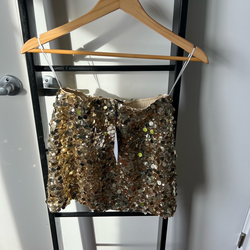 Sequin Gold and Silver Skirt